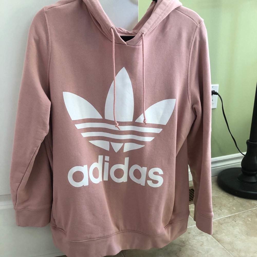 Adidas pink hoodie